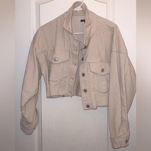 Cream Jean jacket